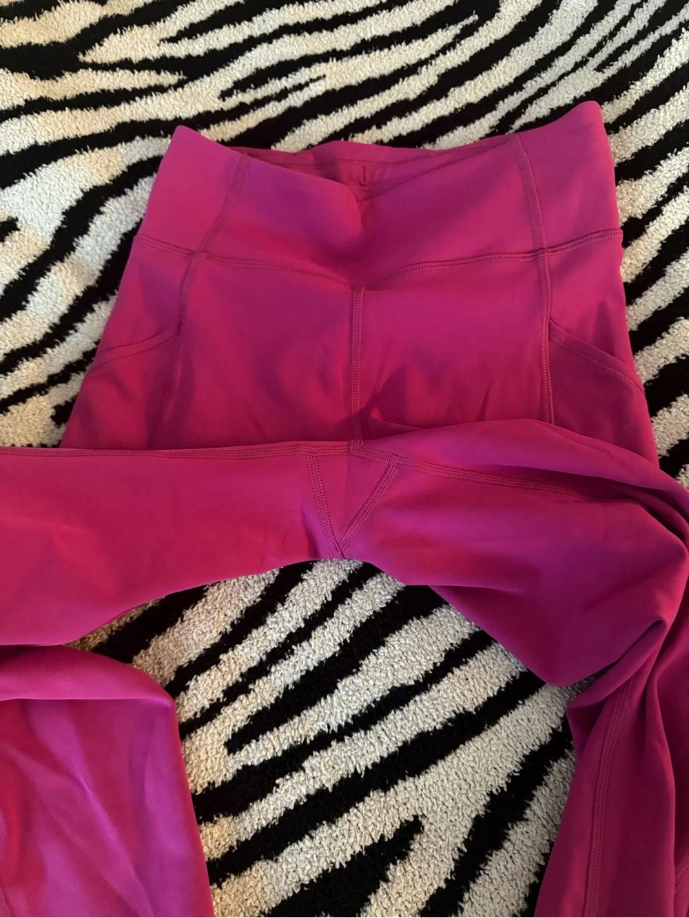 lululemon athletica Pink High-Rise Leggings w pockets
